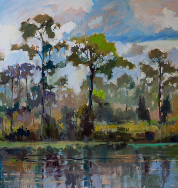 Bayou View 48" x 60" Oil on lInen