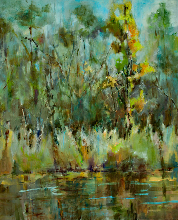 Marsh Soliloquy 36" x 36" Oil on Linen