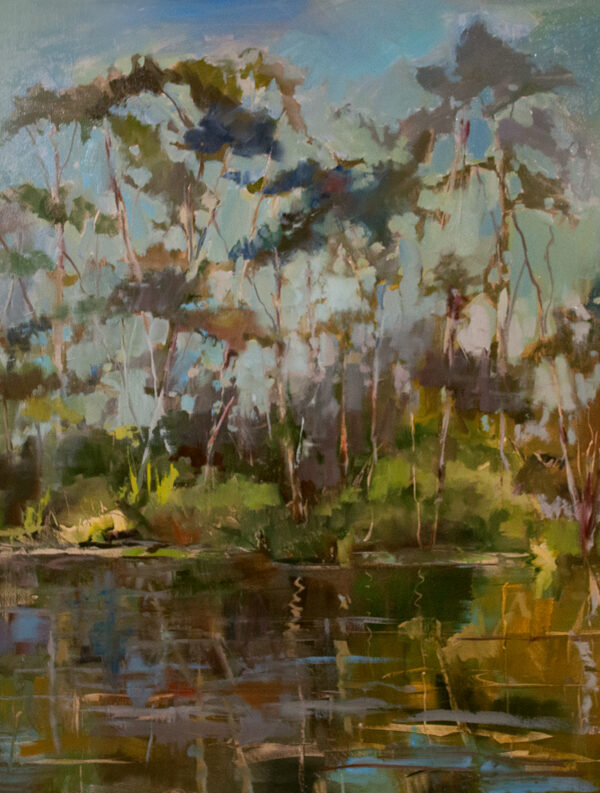 Colors of the Bayou Three 48" x 48"SOLD