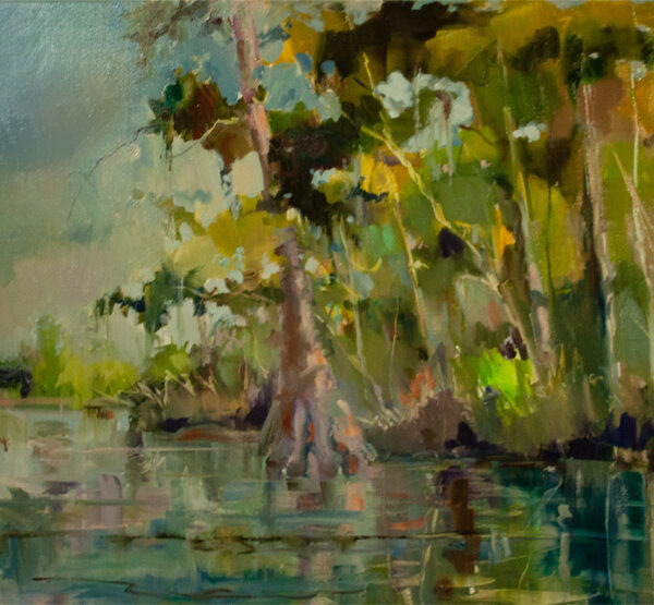 Colors of the Bayou IV 36" x 48" Oil on Linen